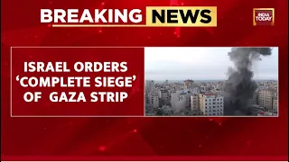 Israel Orders 'Complete Gaza Siege' After Hamas Attacks, No Power, Food & Fuel | #israelvspalestine