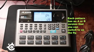 Alesis SR18 Drum Machine demo