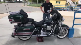 1998 Harley Davidson Electra Glide Ultra Classic FLHTCUI (green-black) 1947 Fallen Cycles