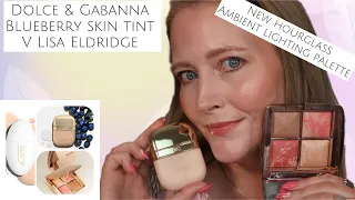 Dolcegabanna Blueberry skin tint V Lisa Eldridge,New Hourglass Golden Rose Ambient lighting palette