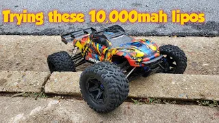 Traxxas Erevo 2.0 test with 10000mah Zeee lipos