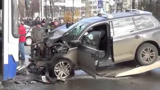 Crash! A terrible accident Авария! Страшное ДТП