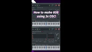 How to make 808 with 3xOSC