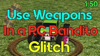 How to use weapons in a RC Bandito Glitch - GTA Online 1.50