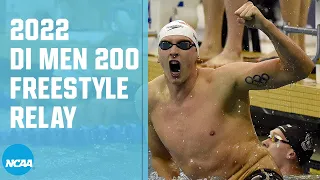 Men's 200 freestyle relay | 2022 NCAA swimming championships