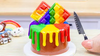 Miniature Rainbow Cake🌈1000+ Miniature Rainbow Cake Ideas🍰 Mini Cake Ideas