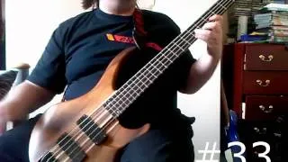 50 video game songs, riffs and licks on bass - in one take!