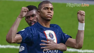 Lyon vs PSG - Full Match 22/23 and Goals - PES Gameplay PC