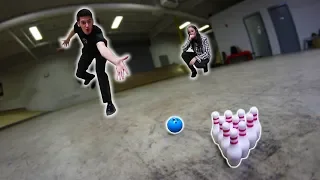 EXTREME MINI BOWLING TRICK SHOTS!