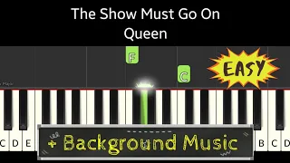 The Show Must Go On | Queen | piano easy right hand