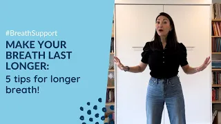 Stop RUNNING OUT OF BREATH! 5 great tips to make your singing breath last longer