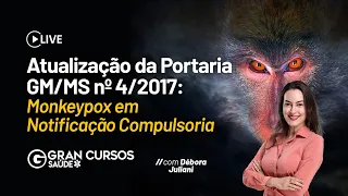 Atualização da Portaria GM/MS nº 4/2017: Monkeypox em Notificação Compulsória com Débora Juliani