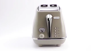 Тостер и чайник Delonghi Icona elements песочный