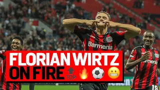Florian Wirtz on fire 🔥 | His first 10 Bundesliga goals
