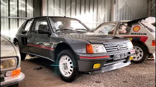 Je conduis la 205 Turbo 16 Série 200 du Musée Peugeot ! (Elle n'a que 3500 Kms au compteur! )