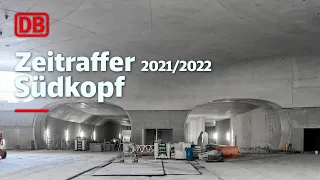 Der Tunnel Südkopf von Stuttgart 21 | Zeitraffer 2021/2022