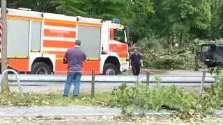 Unwetter Pfingsten 2014 in Düsseldorf, die Tage danach