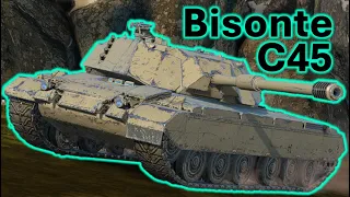 WoT Blitz Bisonte C45: 4 battles in action