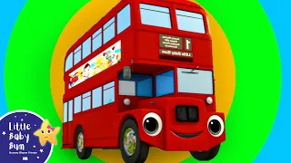 10 Buses cross a bridge + More Vehicle Songs | 🚌Wheels on the BUS Songs! 🚌 Nursery Rhymes for Kids