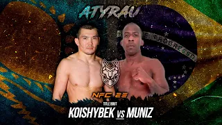 Данияр Койшыбек vs Марконе Муниз | Daniyar Koishybek vs Marcone Muniz NFC 23 #Atyrau