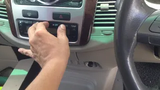 Toyota Innova Air Cond self test...