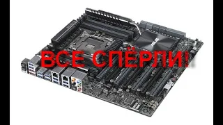 Разграбленная Asus X99-E WS после недобросовестного СЦ