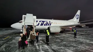 Utair Boeing 737-500 and An-24 | Flight from St. Petersburg to Khanty-Mansiysk via Surgut