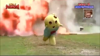 funny japanese - funassyi explosion - run | ふなっしー 大爆破ドッキリ