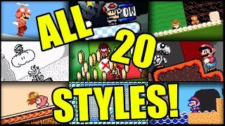 Mario Multiverse - 1 Level for All 20 Game Styles! {#1}