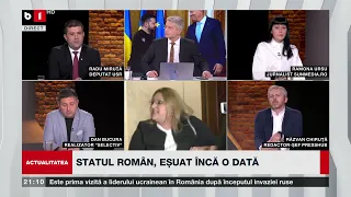 ACTUALITATEA CU TUDOR MUȘAT.  STATUL ROMÂN, EȘUAT ÎNCĂ O DATĂ  P1/2