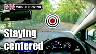 Staying Centered in Your Lane When Driving - Driving Tips