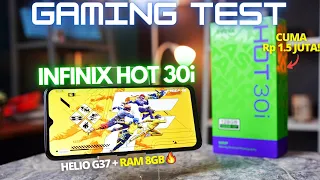 TES PERFORMA Helio G37! GAMING TEST Infinix Hot 30i Indonesia, Helio G37 + RAM 8GB Bisa GAMING?