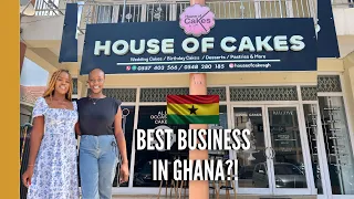 GHANAIAN WOMAN OWNS A BAKERY IN THE MOST EXPENSIVE AREA IN GHANA