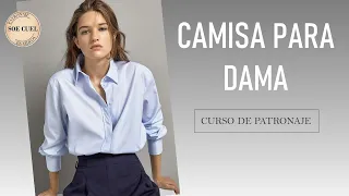 Camisa Básica para Dama - Patrón Delantero