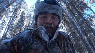 снегоходное путешествие в избу. быт в избушке.  рыбалка в мороз - 31.