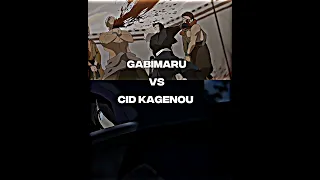 Cid Kagenou vs Gabimaru | Eminence in Shadow x Hell Paradise #anime #animals #short #viral