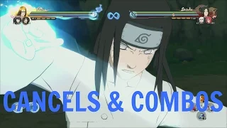 NEJI CANCELS & COMBOS - Naruto Ultimate Ninja Storm 4