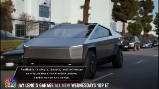 Jay Leno's Garage 2021 Cybertruck sneak peek (audio in sync)