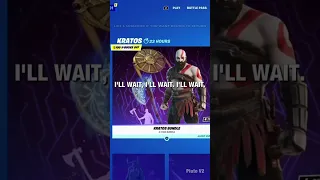 Fortnite Kratos Item Shop!