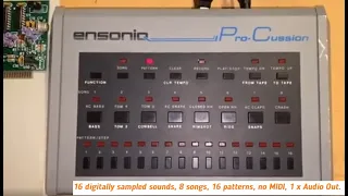 Ensoniq Pro-Cussion drum machine prototype (1984)