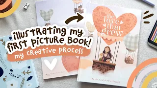 Illustrating My First Children's Picture Book - My Creative Process & Thoughts - Part 2