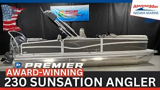 AWARD-WINNING Angler Pontoon! The 2023 Premier 230 SunSation Angler PTX Tritoon - Innovation Awards