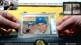 2019 Super Break Super Doubles Baseball Edition 4-Box Case Random Hit Group Break #1
