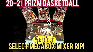 2020 Select Football Mega Box, 3 packs of 20-21 prizm cello basketball and 2 packs of hobby mixer!