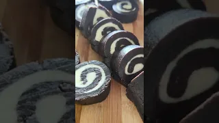 Oreo Swiss Roll | Fireless cooking | Rakhi Special sweet for teens | Chocolate Roll #shorts