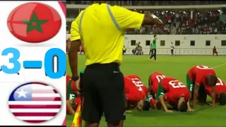 ملخص مباراة المغرب ضد ليبيريا اليوم 3--0 تصفيات كأس أمم أفريقيا