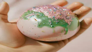 Satisfying Glitter Slime Making Session