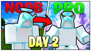 The Most Painful Grind In Noob To Pro Day 2... (Roblox Bloxfruit)