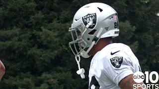 FIRST LOOK: UC Davis product Keelan Doss looks to impress at Oakland Raiders Training Camp in Napa