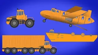 Kids TV Channel | CARGO SHIP | CARGO CONTAINER TRUCK | CARGO PLANE | Transformer | Video For Babies